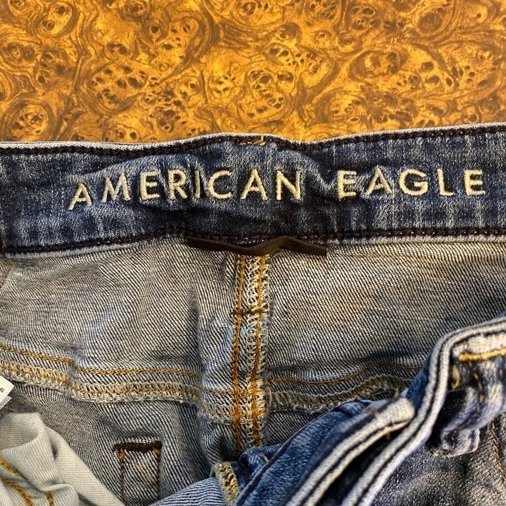 AMERICAN EAGLE 30 x 29.5  Next Level Airflex Jeans Slim Stretch Mens (32x32 Tag) - Picture 6 of 7